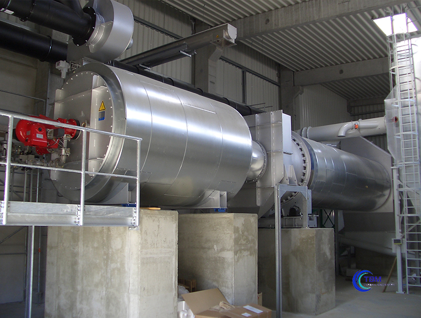 Double drum dryer